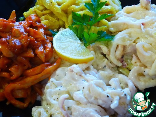 Кальмары в соусе (22 фото): щупальца в чесночном, томатном и соевом соусе, рецепт фаршированных кальмаров с овощами в терияки