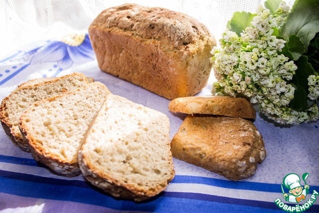 Хлеб с квашеной капустой