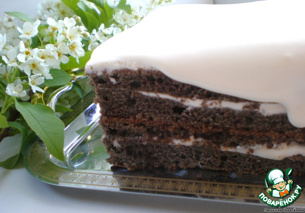 Рецепт торт черемуховый со сметаной рецепт с фото пошагово