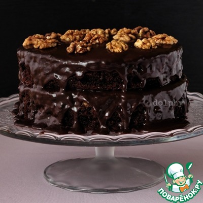 Шоколадно-карамельный торт, пошаговый рецепт на ккал, фото, ингредиенты - Sенечка
