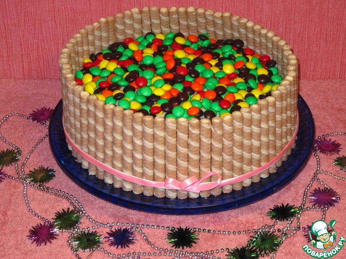 Кулинария День рождения Рецепт кулинарный Рецепт торта M&M´s Продукты пищевые