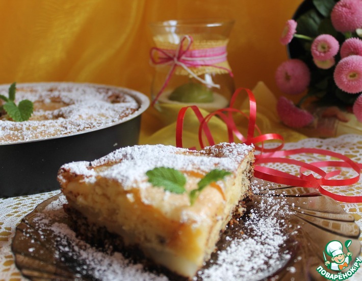 Грушевый пирог в мультиварке или духовке – кулинарный рецепт