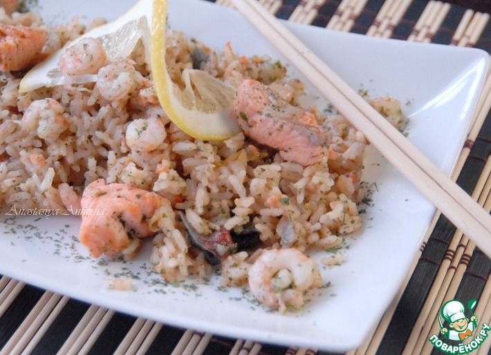 Жареный рис с креветками по-тайски | Подольск