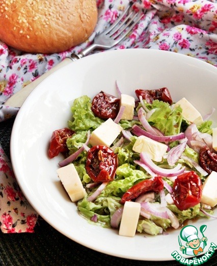 Салат с вялеными помидорами, вкусных рецептов с фото Алимеро