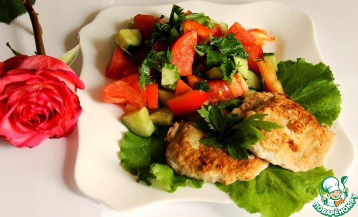 Куриные оладьи с овощами, рецепты с фото