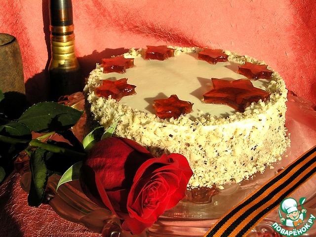 Фото к рецепту блинный торт Звезда - Выпечка. Блины. Пошаговые рецепты с фото