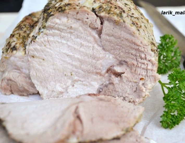 Буженина из свинины в фольге в духовке — рецепт с фото пошагово