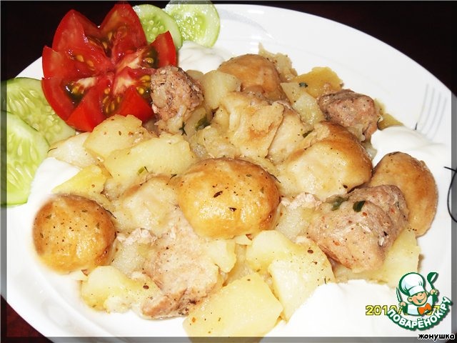 Нудли с говядиной и картошкой - простой и вкусный рецепт с пошаговыми фото