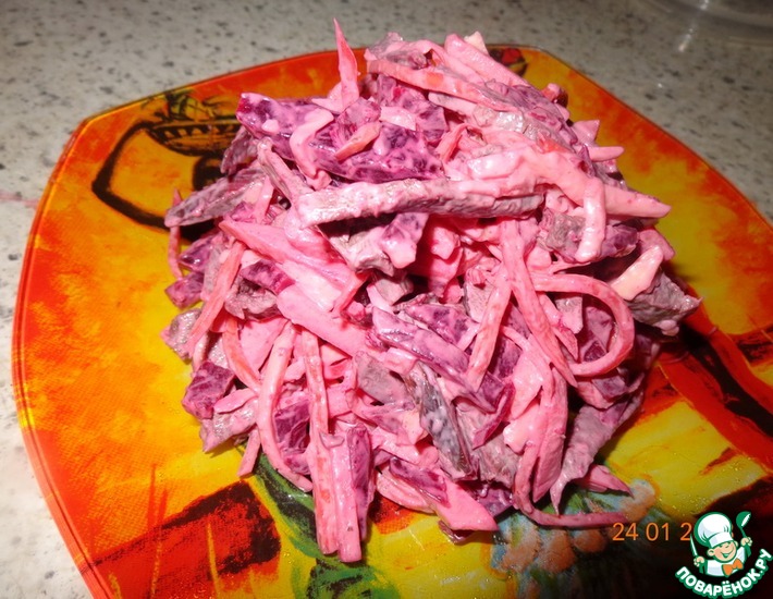Салат из свиного сердца с морковью и луком — рецепт с фото пошагово