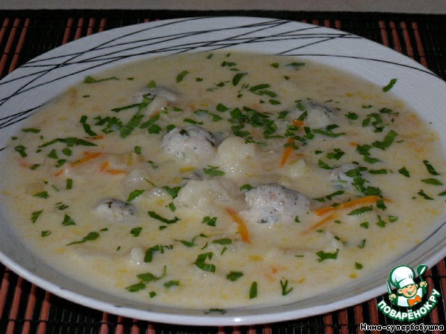 Сырный суп с грибами и курицей — пошаговый рецепт