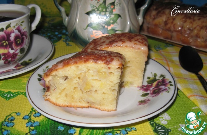 Нежный банановый пирог со сметанной заливкой, рецепт с фото пошагово — kormstroytorg.ru
