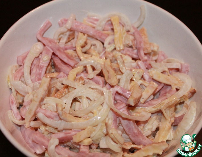 Салат из говядины с маринованным луком — пошаговый рецепт с 10 фото