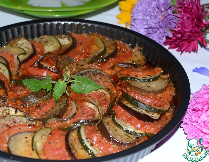 Блюдо рататуй: рецепт классический в духовке