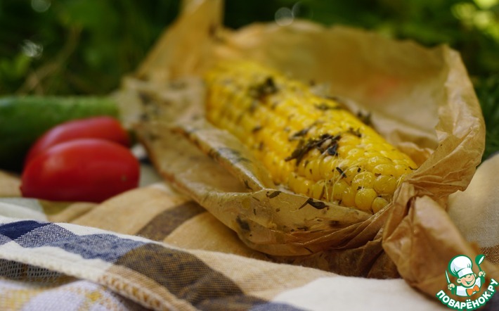 Ароматно-пряная запеченная кукуруза