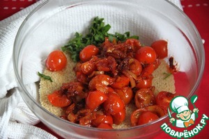 Салат с кускусом, помидорами и фетой, пошаговый рецепт на 148 ккал, фото, ингредиенты - LapSha (Мария)