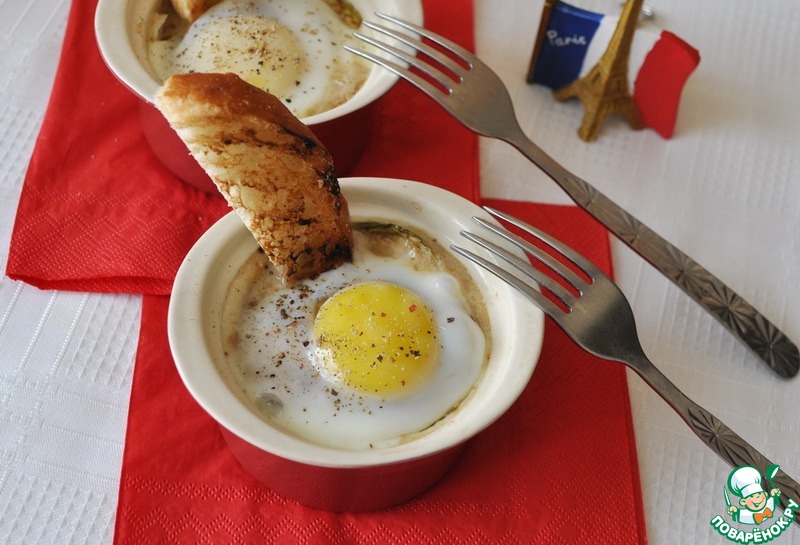 Яйца кокот рецепт с фото