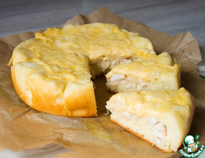 Пирог с курицей и грибами в мультиварке рецепт – Французская кухня: Выпечка и десерты. «Еда»