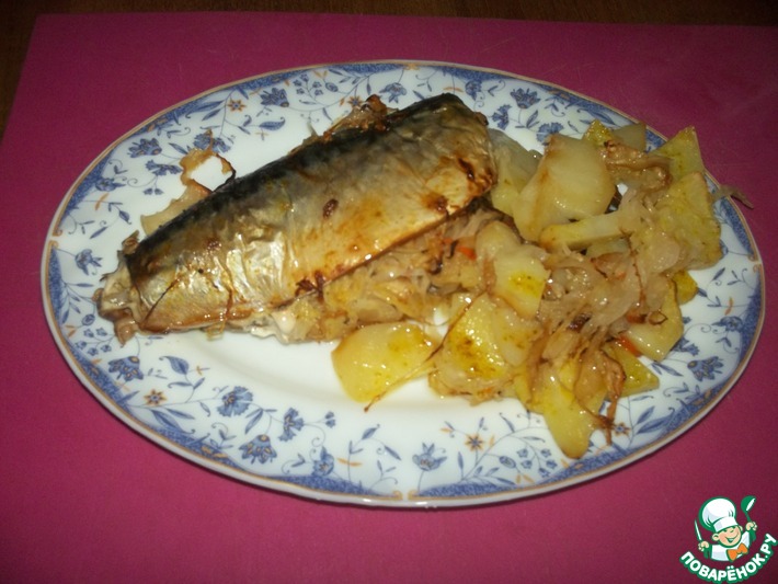 Тушеная рыба с капустой – кулинарный рецепт