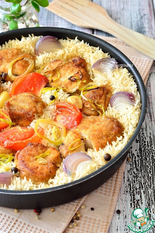 Идеальный гарнир к рису: курица с овощами в оригинальном соусе