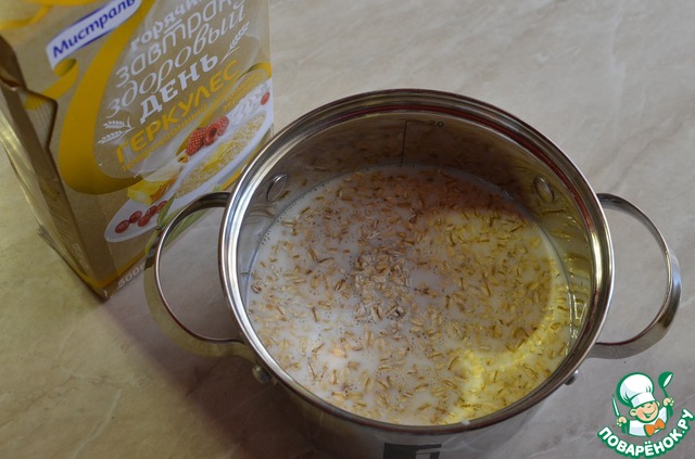Как вкусно приготовить геркулесовую кашу на молоке с фото пошагово в домашних условиях в кастрюле