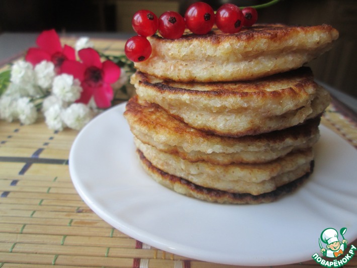 Оладьи с кокосовой стружкой