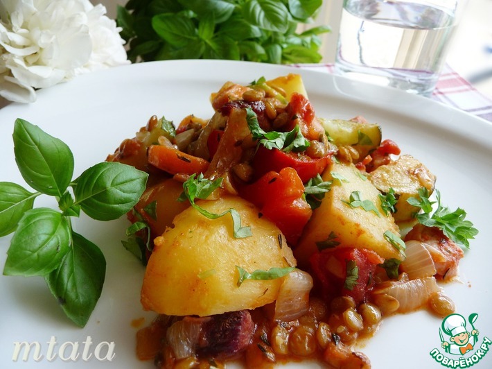 Рецепт рагу овощное с картошкой рецепт с фото