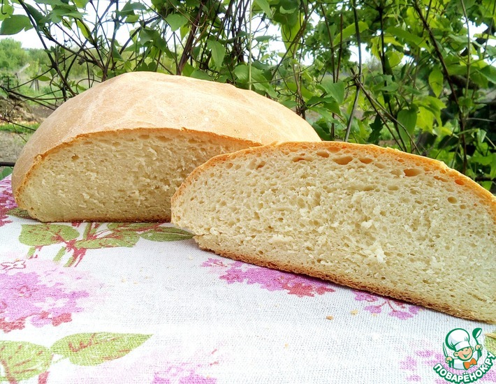 Вкусный домашний белый хлеб в духовке рецепт с фото пошагово