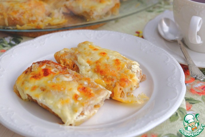 Блины с колбасой и сыром рецепт с фото пошагово
