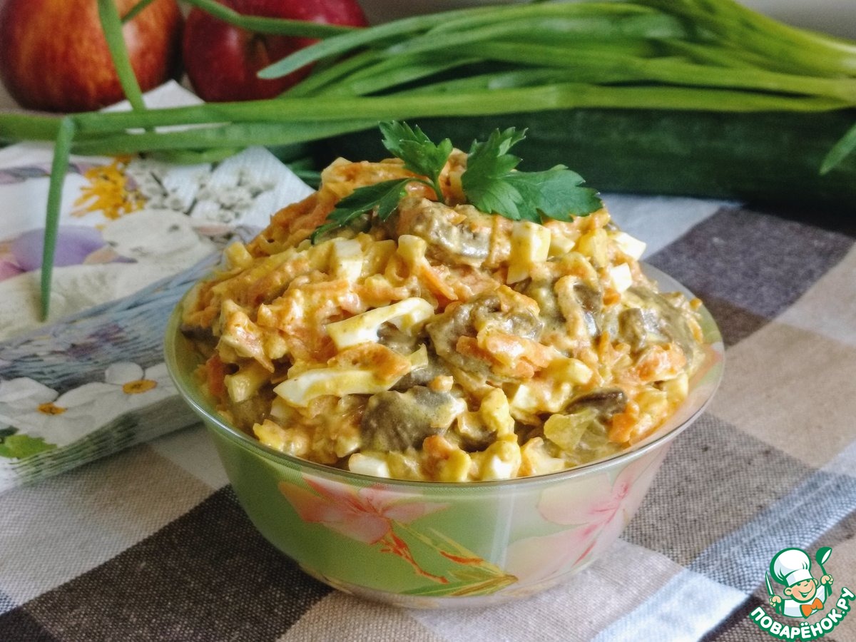 Салат печенкин рецепт с куриной