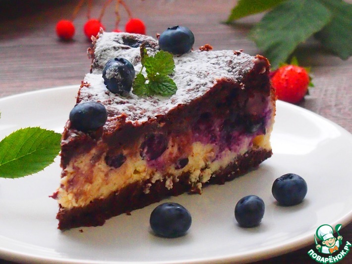 Творожно-черничный торт без выпечки - пошаговый рецепт с фото на manikyrsha.ru