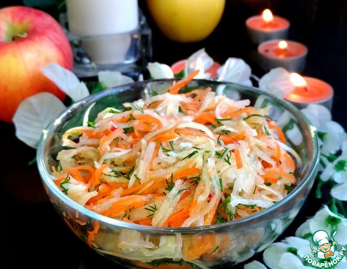 Салат из капусты «витаминный»