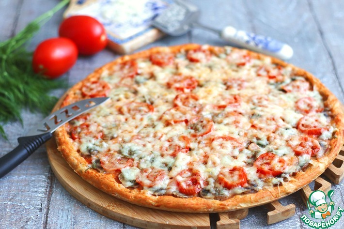 Тесто для пиццы на сметане и сливочном масле - рецепт с фото на Пошагово ру