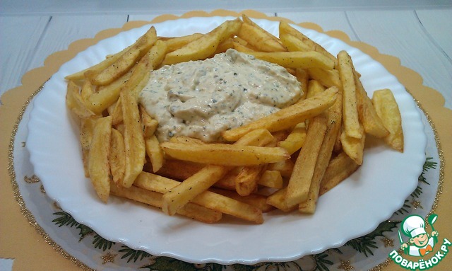Картофель фри с чесночным соусом - рецепт с фотографиями - Patee. Рецепты