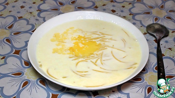 2. Молочный суп с рисом