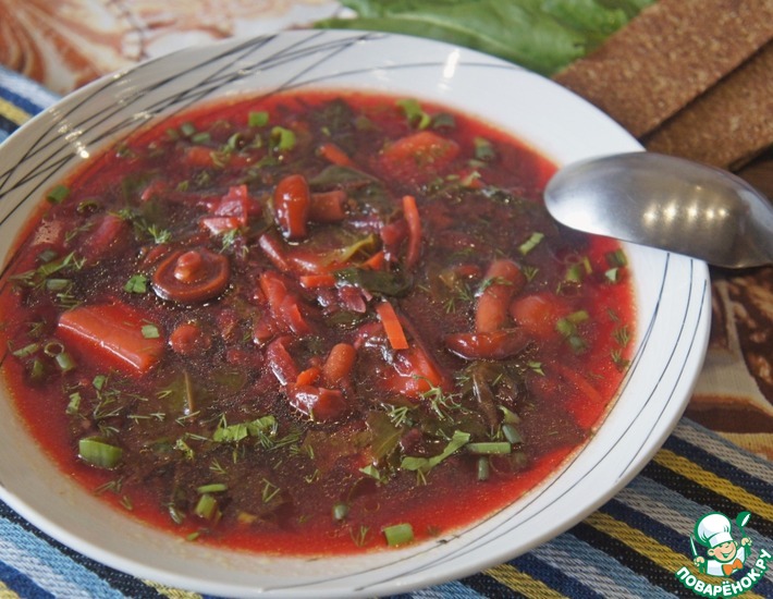 Зеленый борщ с щавелем рецепт – Украинская кухня: Супы. «Еда»