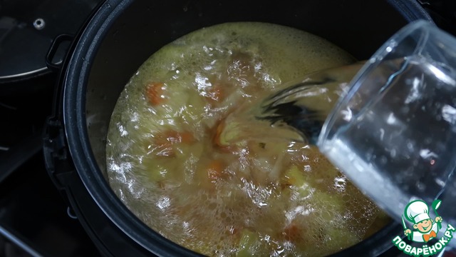 Постный гороховый суп с грибами – кулинарный рецепт
