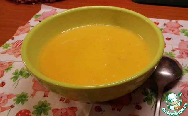 Крем суп из тыквы