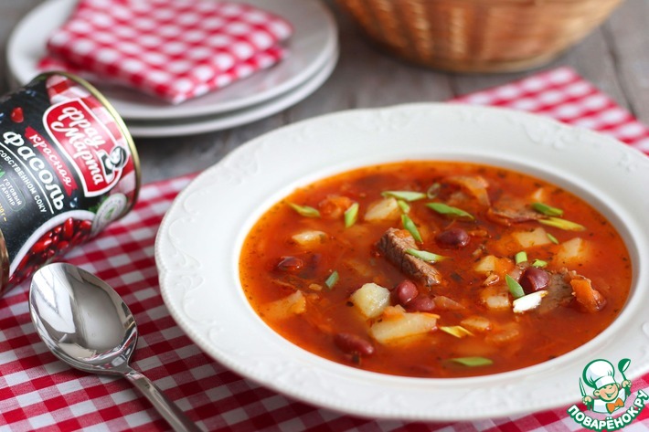 Китайский томатный суп