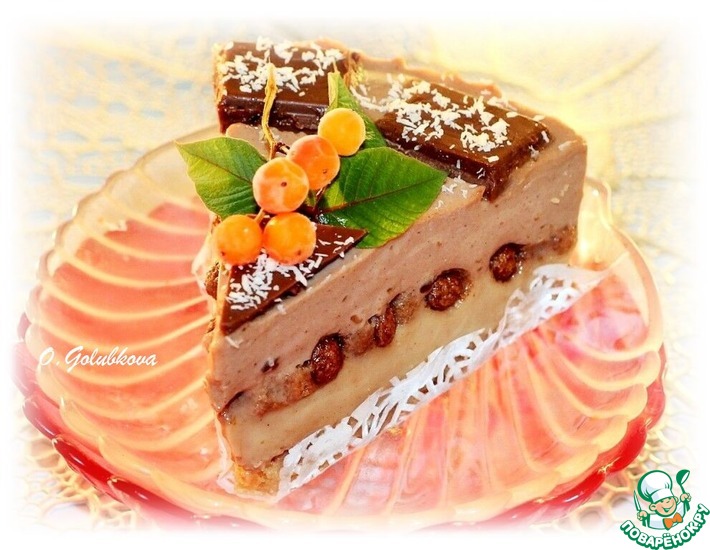 Шоколадно-кофейный торт-суфле