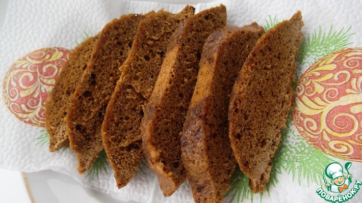 Рецепт: 100% ржаной хлеб на ржаной закваске
