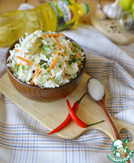 Постный салат из пекинской капусты - Пошаговый рецепт с фото. Салаты. Салаты из овощей