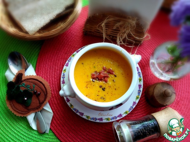 Сливочный суп-пюре из тыквы