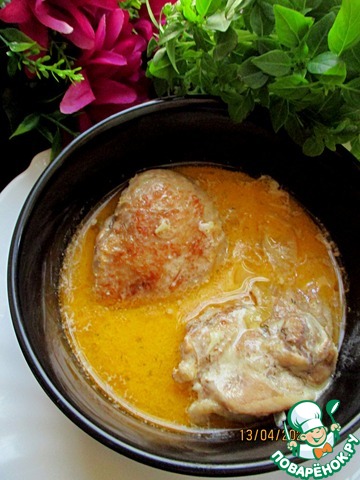 куриное филе в чесночно сметанном соусе в мультиварке | Дзен