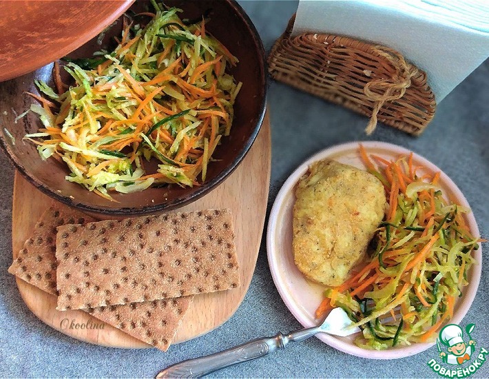 Вкусный салат из редьки с морковью - Пошаговый рецепт с фото. Салаты. Салаты из овощей