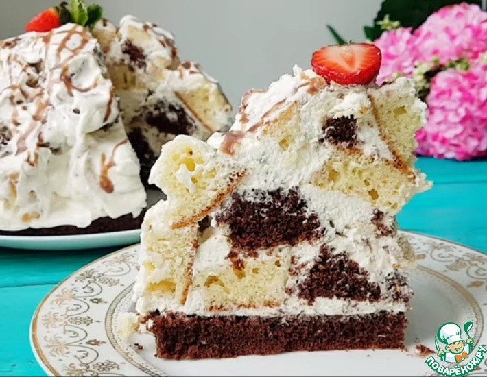 «Графские развалины» – торт со сметанным кремом по классическому рецепту