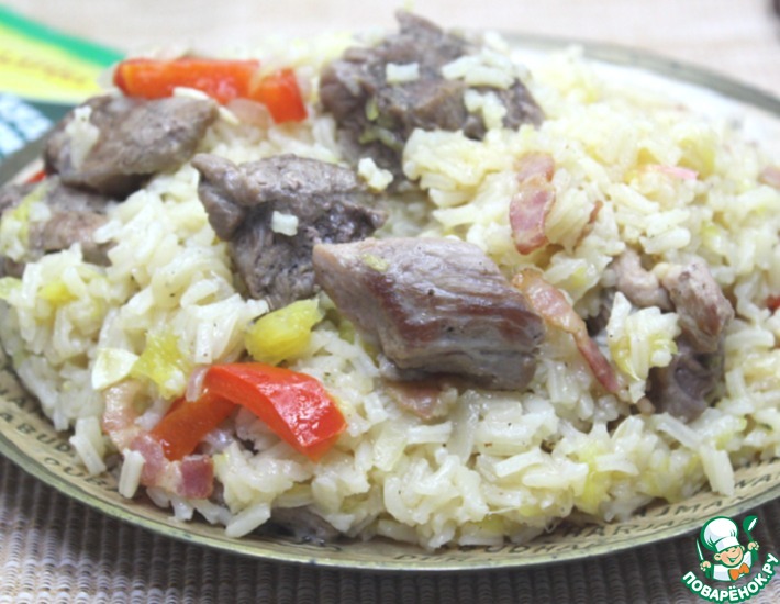 Филе бедра индейки с рисом