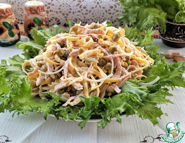 Вкусные рецепты мясных салатов