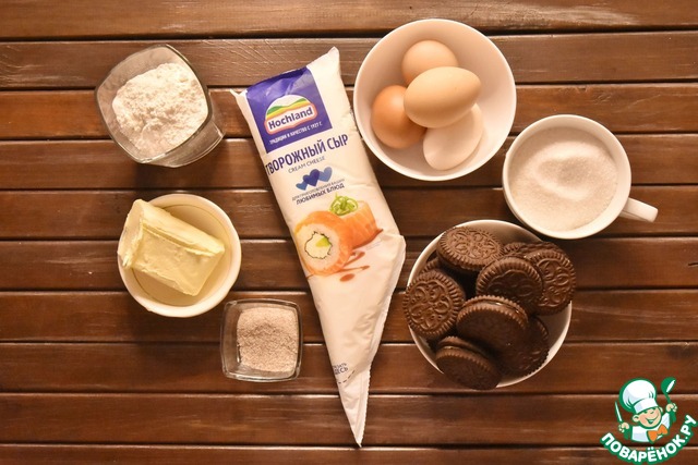 Домашний шоколадного чизкейка с печеньем рецепт с фото пошагово