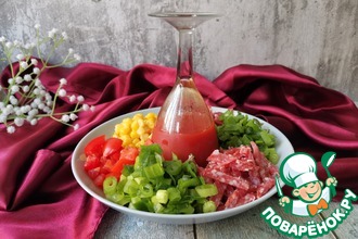 Простые рецепты салатов с консервированной кукурузой