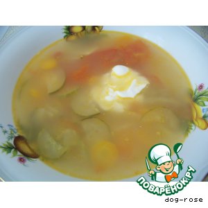 Вегетарианский суп-пюре из овощей